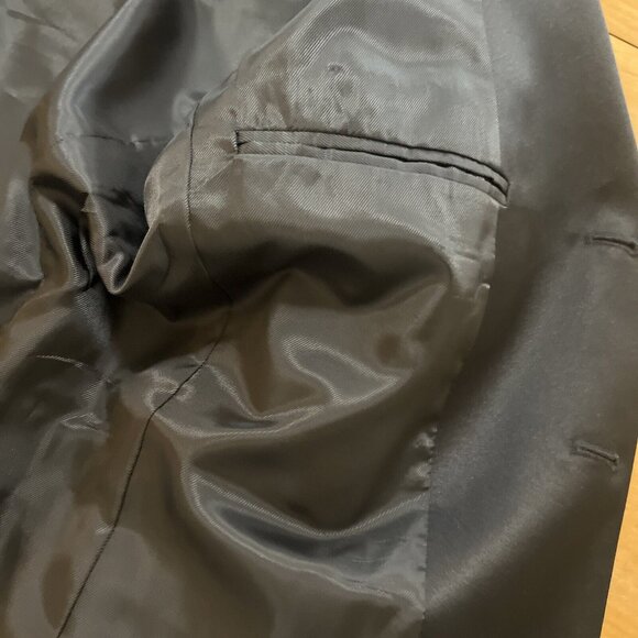 Jos A Bank Tuxedo Black Wool Satin Collar&buttons Men's Size 41R 3 Button Front - Picture 15 of 15